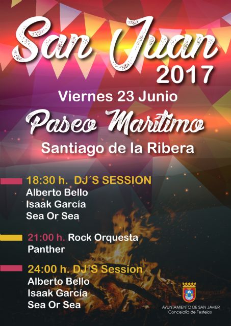 La Noche de San Juan llevará la fiesta a San Javier, Santiago de la Ribera y La Manga del Mar Menor - 2, Foto 2