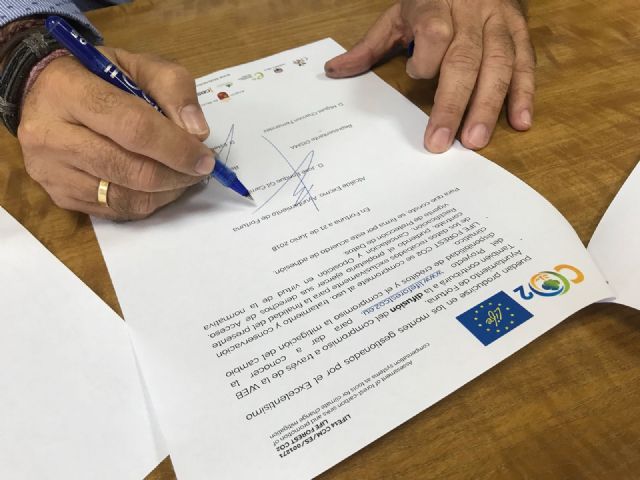 El Ayuntamiento de Fortuna firma un convenio en el marco del proyecto europeo 'Life Forest CO2' para reducir la huella de carbono - 2, Foto 2