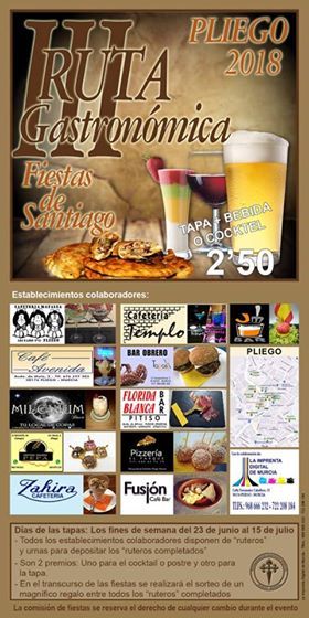 Este fin de semana comienza la 3ª Ruta Gastronómica con motivo de las Fiestas de Santiago - 1, Foto 1