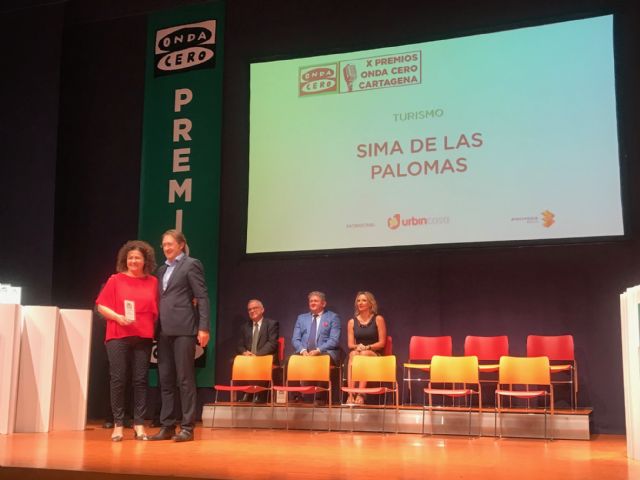 Premio Onda Cero Cartagena 2018, en Categoría de Turismo, Sima de las Palomas, Ayuntamiento de Torre Pacheco - 2, Foto 2