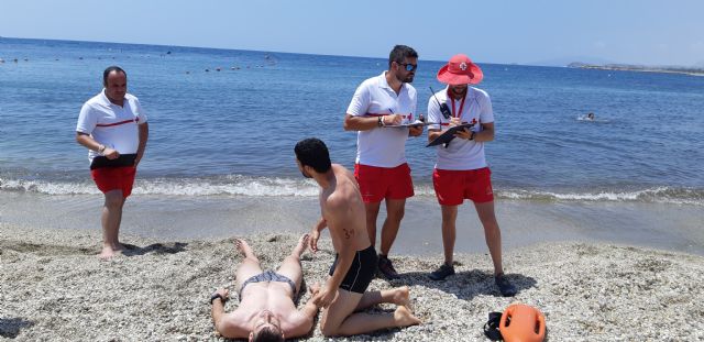 La Playa de Poniente en Águilas ha acogido hoy las Pruebas de Selección de Socorristas Acuáticos - 4, Foto 4