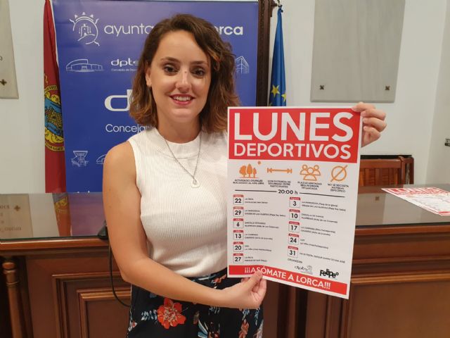 Los ´Lunes Deportivos´ acercarán la actividad física y el deporte a los barrios y pedanías de Lorca durante este verano - 1, Foto 1