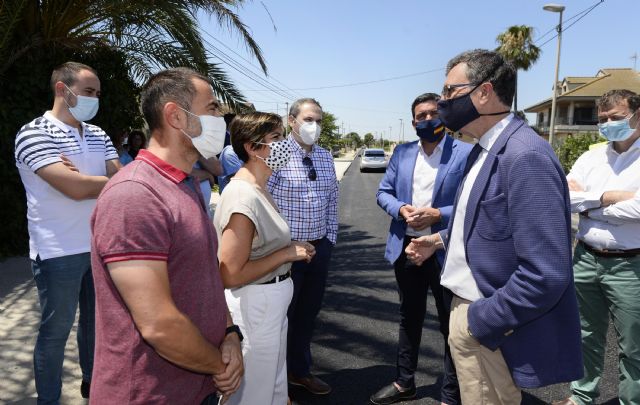 Las obras de mejora del firme de la Orilla del Azarbe avanzan a buen ritmo y finalizarán a mediados de julio - 3, Foto 3