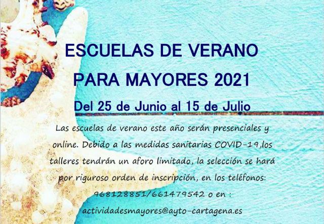 Servicios Sociales abre el plazo de inscripción para las Escuelas de Verano de las personas mayores - 1, Foto 1