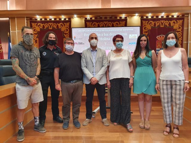 Acto de recepción en Ayuntamiento de Molina de Segura a deportistas solidarios - 2, Foto 2