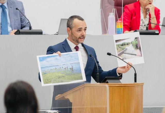 La Asamblea solicita al Gobierno de España declarar de emergencia las obras de la rambla del Albujón, con el voto en contra de PSOE y Podemos - 1, Foto 1