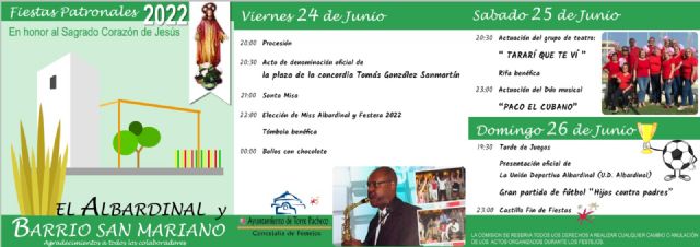 El Albardinal y Barrio San Mariano 2022 - Fiestas Patronales en honor al Sagrado Corazón de Jesús - 1, Foto 1