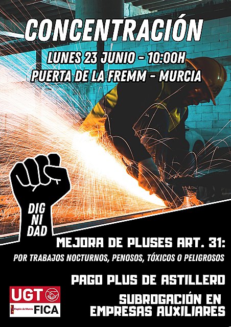 UGT acusa a CCOO de desinformar y obstaculizar la huelga del sector del metal en la Región de Murcia - 1, Foto 1