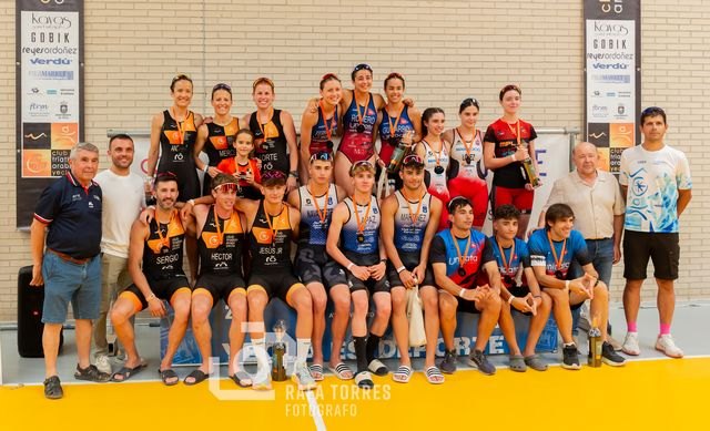 CT Caravaca masculino y CT Murcia Unidata femenino, nuevos Campeones regionales de Triatlón por relevos - 1, Foto 1