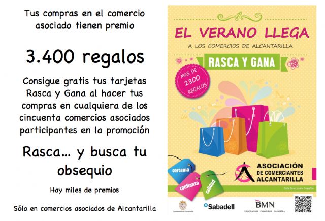 Lluvia veraniega de regalos en los comercios de Alcantarilla - 2, Foto 2