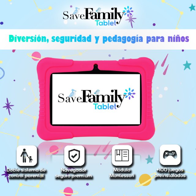 SaveFamily lanza la primera Tablet infantil con doble sistema de control parental - 1, Foto 1