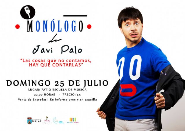El cómico Javi Palo visita Bullas este domingo - 1, Foto 1