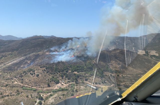 Incendio forestal en el Barranco de Orfeo de Cartagena - 1, Foto 1