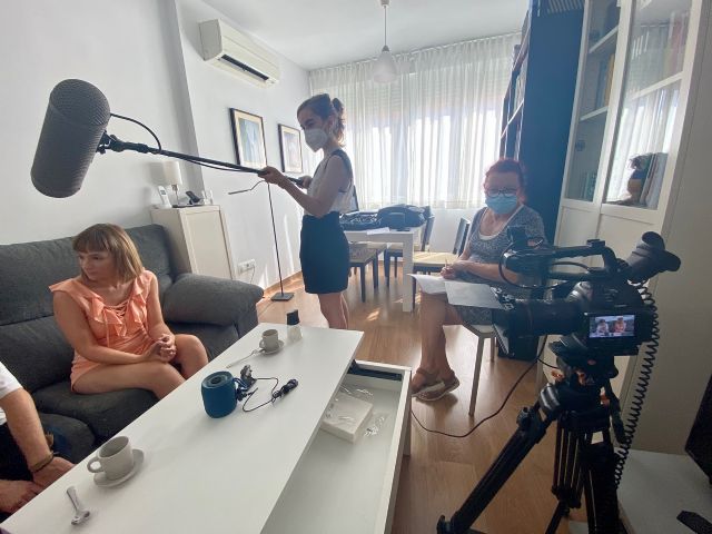 Mercedes Imbernón rueda en Murcia el cortometraje El andén de Rubén - 2, Foto 2