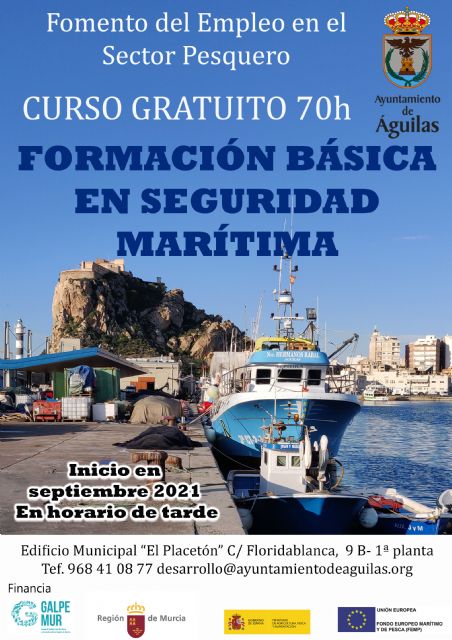Abierto el periodo de inscripción para dos nuevos cursos gratuitos de Marinero Pescador y Formación Básica en Seguridad Marítima - 1, Foto 1
