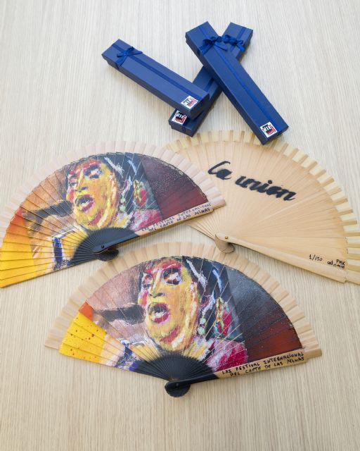 Encarnación Fernández pone imagen a los abanicos de la 61 edición del Cante de las Minas - 1, Foto 1