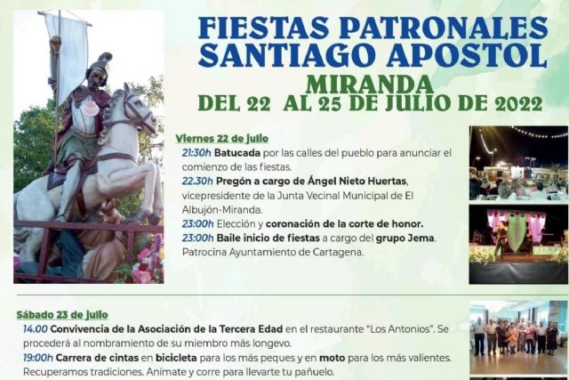 Miranda celebra este fin de semana sus fiestas patronales en honor a Santiago Apóstol - 1, Foto 1