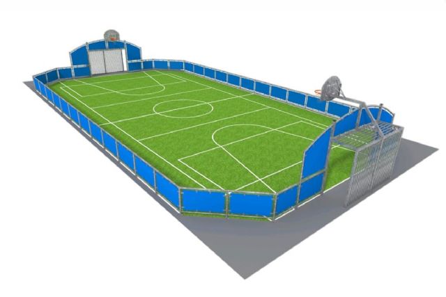 	 Nueva pista polideportiva y mejoras de seguridad vial gracias a las inversiones de la Junta Municipal de El Albujón - Miranda - 1, Foto 1