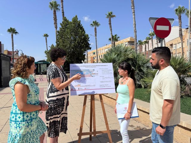 El Ayuntamiento de Puerto Lumbreras iniciará la renovación integral de la plaza Región Murciana en los próximos días - 1, Foto 1