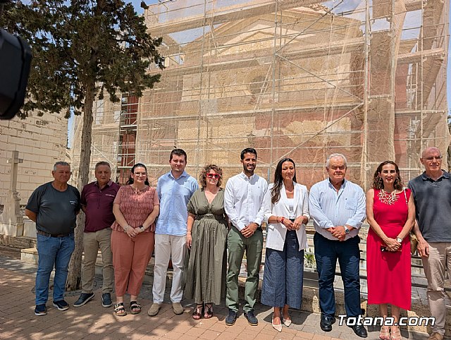 Comienzan las obras de restauración de la capilla del cementerio de Totana - 3, Foto 3