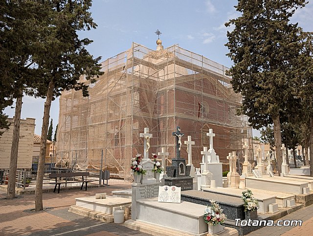 Comienzan las obras de restauración de la capilla del cementerio de Totana - 4, Foto 4