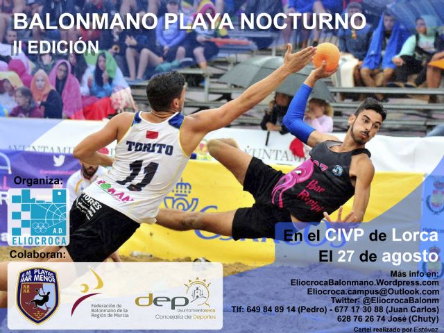 El Centro Internacional de Voley Playa de La Torrecilla acoge este sábado por la noche la segunda edición de las 12 horas de balonmano playa - 1, Foto 1