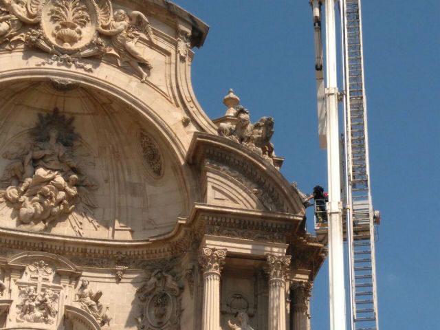 Huermur solicita a la consejería de cultura una inspección de todas las fachadas de la Catedral de Murcia - 3, Foto 3