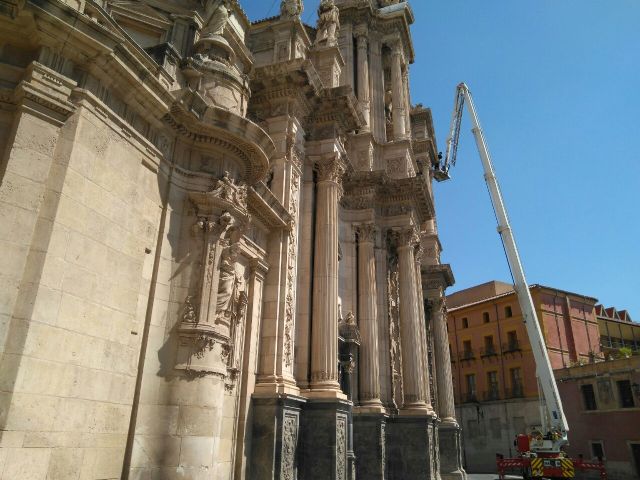 Huermur solicita a la consejería de cultura una inspección de todas las fachadas de la Catedral de Murcia - 5, Foto 5