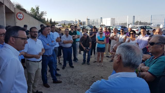 El PSOE de Lorca satisfecho con la visita del Presidente de la C.H.S. y del Delegado del Gobierno a la zona afectada por las inundaciones de septiembre de 2012 - 2, Foto 2