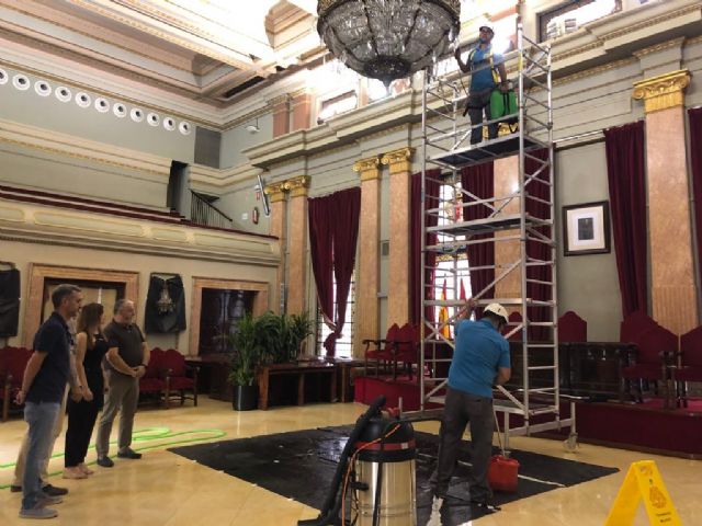 El Salón de Plenos se prepara para su ejercicio tras las vacaciones de verano - 4, Foto 4