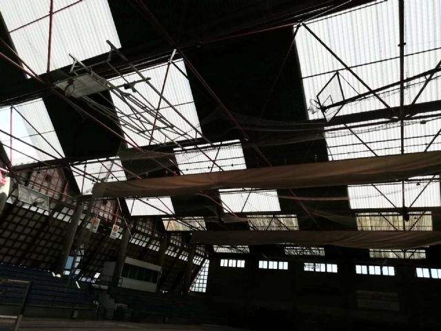 El Ayuntamiento realiza obras de mejora en la cubierta del pabellón Fausto Vicent e instala iluminación de bajo consumo - 2, Foto 2