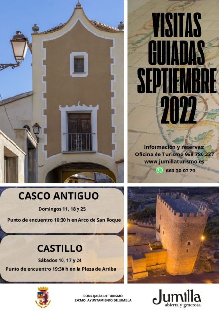 La Concejalía de Turismo programa seis visitas guiadas para el mes de septiembre - 1, Foto 1