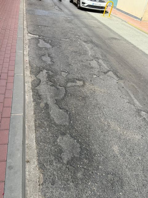 El PSOE tilda de chapuza la remodelación de la calle Estación en Beniaján - 2, Foto 2