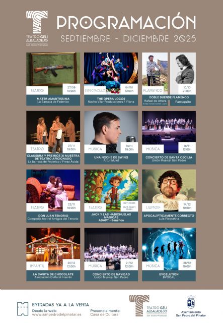 Representaciones, flamenco, humor y música, en el Teatro Geli Albaladejo - 1, Foto 1