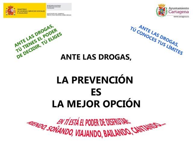 El Ayuntamiento informará sobre los riesgos del consumo de drogas durante las fiestas de Carthagineses y Romanos - 1, Foto 1