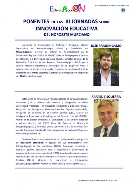 Las III Jornadas de Innovación Educativa se celebrarán con el aforo completo el próximo mes de octubre - 2, Foto 2