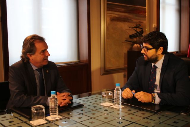 El presidente Fernando López Miras se reúne con el alcalde de Fortuna, José Enrique Gil - 2, Foto 2