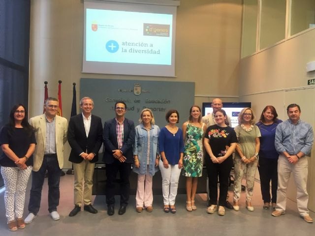 Educación firma un convenio con la asociación de enfermedades raras D´Genes para reforzar la atención a alumnado con estas patologías, Foto 1