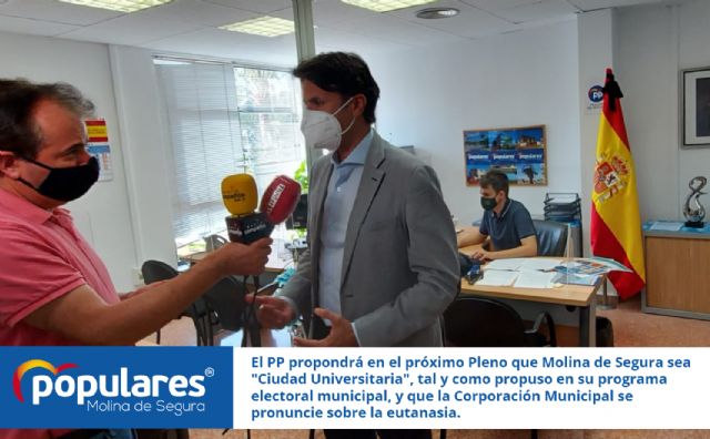 El PP propondrá en el próximo Pleno que Molina de Segura sea Ciudad Universitaria - 1, Foto 1