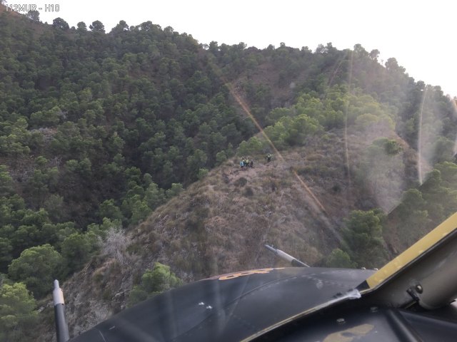 Rescatan a un senderista en la sierra del Bojal - 2, Foto 2