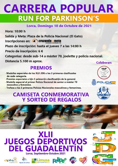 El próximo 10 de octubre vuelve una nueva edición de la carrera popular y solidaria 'Run For Parkinson's' - 1, Foto 1