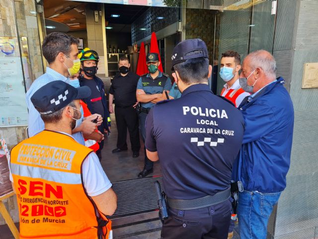 Caravaca realiza los primeros simulacros de emergencia municipales para mejorar tiempos de respuesta y la coordinación entre profesionales - 3, Foto 3