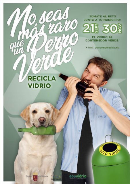 Puerto Lumbreras se suma a la campaña de Ecovidrio y Gobierno regional No seas más raro que un perro verde, para crear los primeros hogares sostenibles para animales - 1, Foto 1