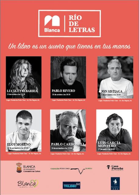 Blanca estrena la programación cultural del último trimestre del año protagonizada por figuras nacionales de la literatura y el teatro - 1, Foto 1