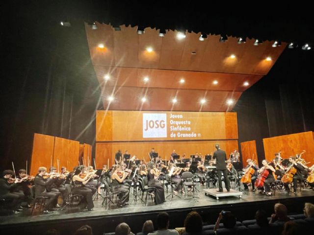 Edmon Levon dirige a la Joven Orquesta Sinfónica de Granada en la inauguración del Ciclo de Orquestas Jóvenes de Águilas - 2, Foto 2