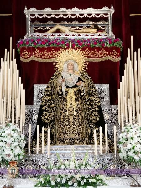 Alcalá del Río se postra ante la Virgen de los Dolores y el Señor de la Misericordia - 3, Foto 3