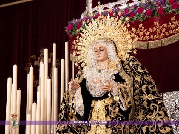 Alcalá del Río se postra ante la Virgen de los Dolores y el Señor de la Misericordia - 4, Foto 4