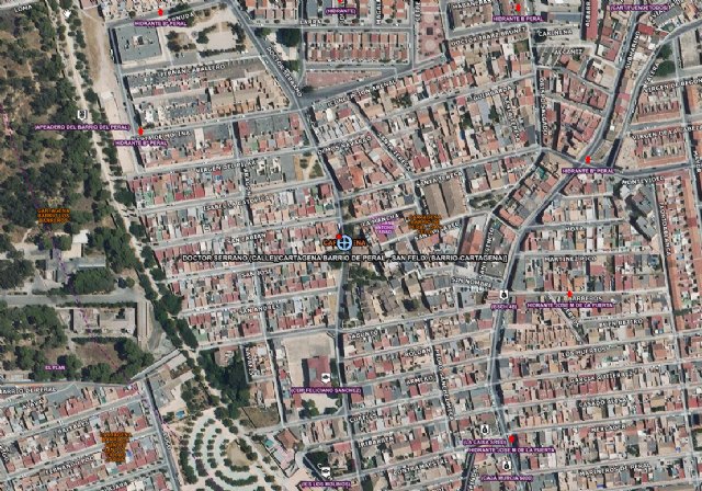 Herido un niño de 11 años al colisionar un patinete eléctrico y un turismo en el barrio de Peral de Cartagena - 1, Foto 1