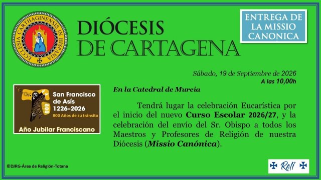 El Obispo de Cartagena preside la entrega de la Missio 2026 - 3, Foto 3