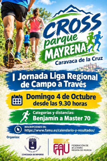 El nuevo parque Mayrena de Caravaca acoge el 4 de octubre la primera jornada de la Liga Regional de Campo a Través - 2, Foto 2